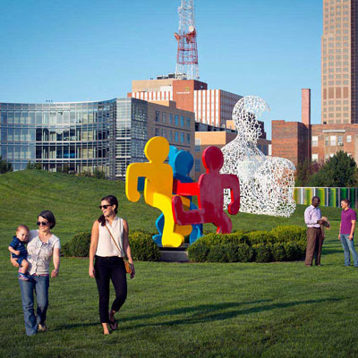 image of a sculpture park
