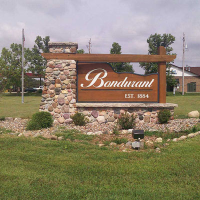 Bondurant sign