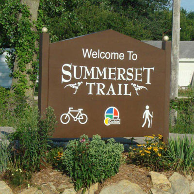 image of a trailhead sign