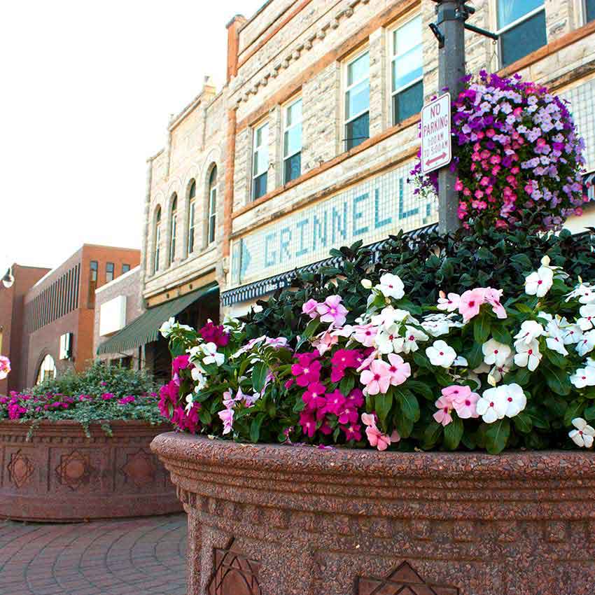 image of a town sign