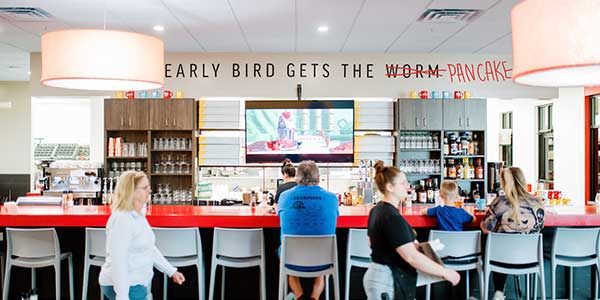 Early Bird the bar seating at Early Bird